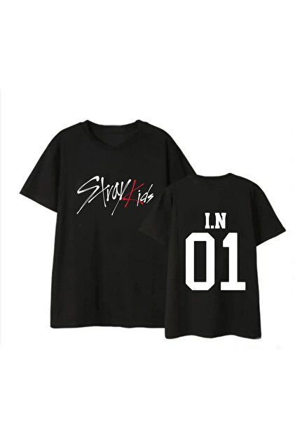 MAGORS LEE KNOW Straykids K-pop Kore Grup Baskılı Unisex Kısa