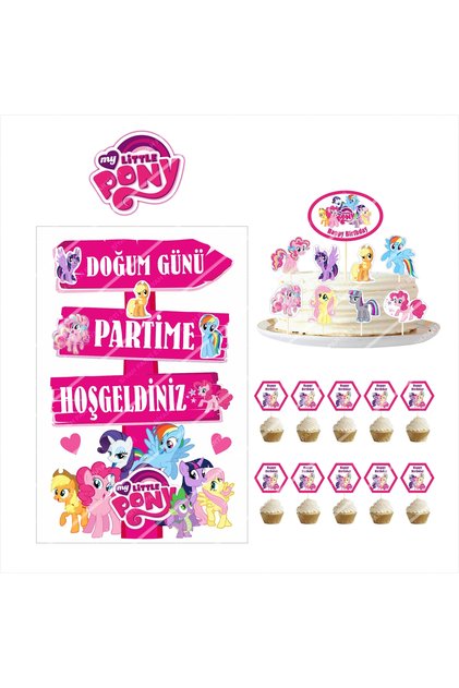 Little Pony Doğum Günü Parti Seti