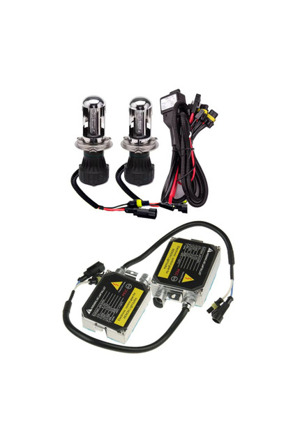 H4 8000K Xenon Ampul 2 Adet + Tesisat Kablosu+2 Adet Ballast