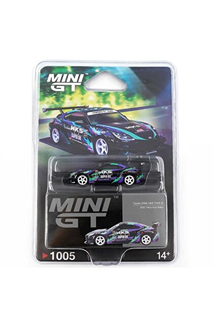 mini gt 1005 1/64 Toyota GR86 HKS TYPE R - 2022 Tokyo Auto Salon