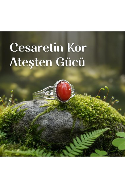 Agate Stone Steel Ring - Does Not Tarnish