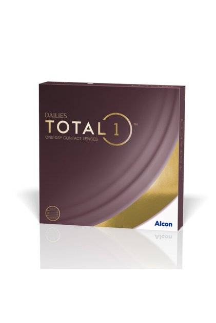 Dailies Total 1 Pack Of 90, Daily Disposable Contact Lenses, Clear Contact Lenses