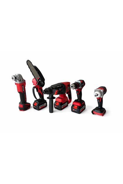 KIMMERPLUS 5'li set MATKAP+HİLTİ+SPRAL+SOMUN SIKMA+DAL BUDAMA
