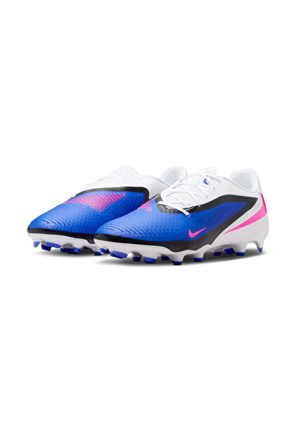 Nike Phantom 6 Low Academy Fg/Mg Mavi/Beyaz Erkek Futbol Krampon