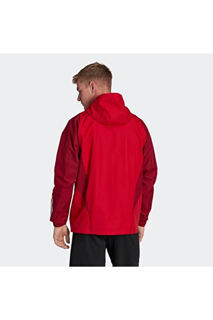 adidas Tiro23 C Aw Jk Erkek Futbol Yağmurluk HE5653 Kırmızı