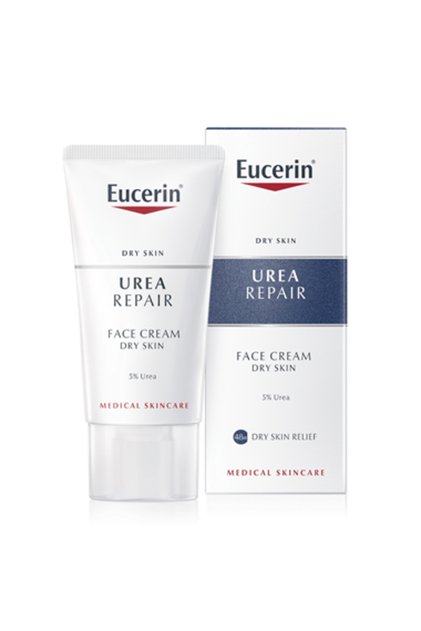 5% Urea Moisturizing, Repairing & Replenishing Face Day Cream for Very Dry Skin - fragrance