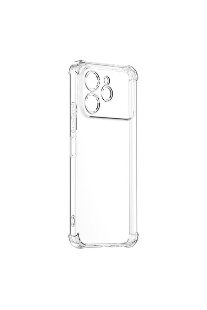 Transparent Design Corner Protection Silicone Case Compatible with Tecno Spark 40