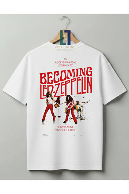 Grafftee Clothing Led Zeppelin Tasarımlı Unisex %100 Pamuklu
