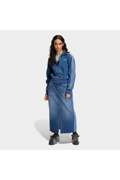 adidas Firebird Kadın Mavi Jean Ceket (KD2913) - Fiyatı, Yorumları