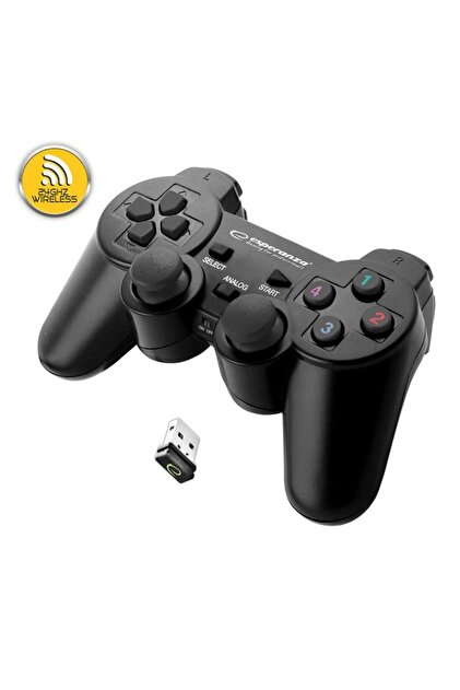 EGG108K GLADIATOR GAMEPAD CU VIBRAÅ¢II Wireless PENTRU PC/PS3