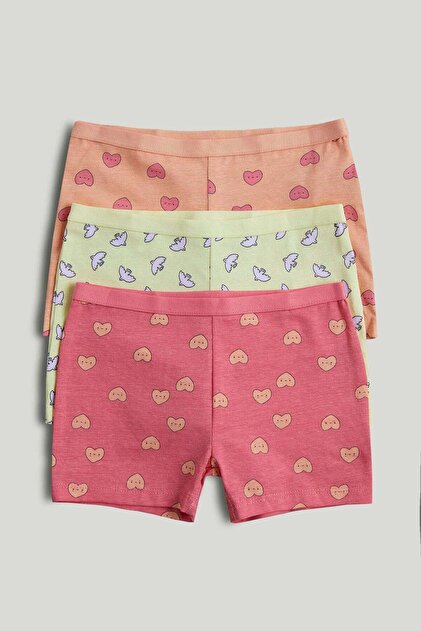 3 Pack Hearts Short Briefs
