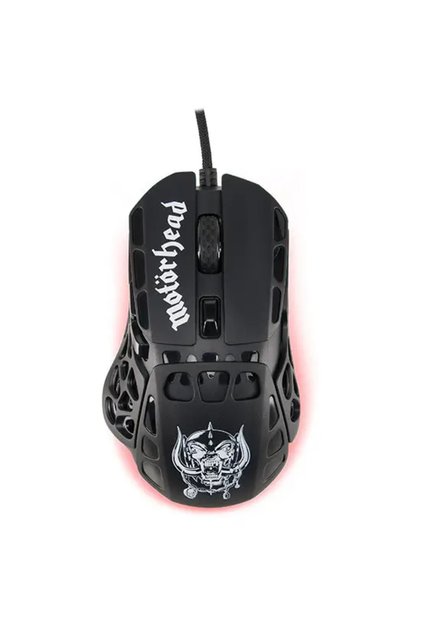 Mouse de gaming Motorhead – Mouse de gaming USB, optic 7200 DPI, iluminare LED, negru
