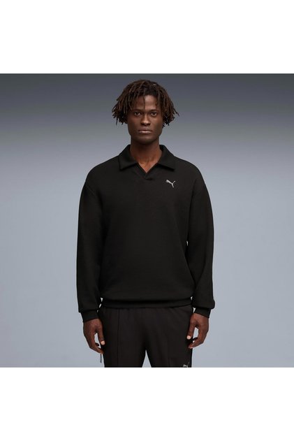 Cloudspun Men's Black Polo Sweatshirt (528459-01)