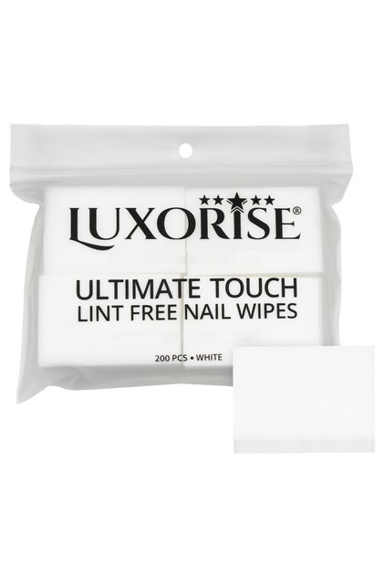 Ultimate Touch Кърпички за нокти, Двуслойни, 200 броя, Бели