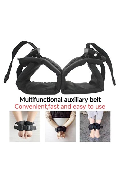 General limb restraint straps, hand and foot bindings for bedridden and paralyzed elderly people,...