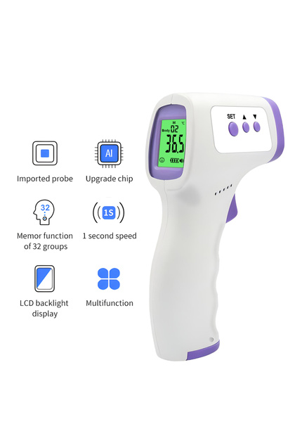 Only thermometer Home Infrared Forehead Thermometer Backlit Digital Non-contact Laser Household LCD