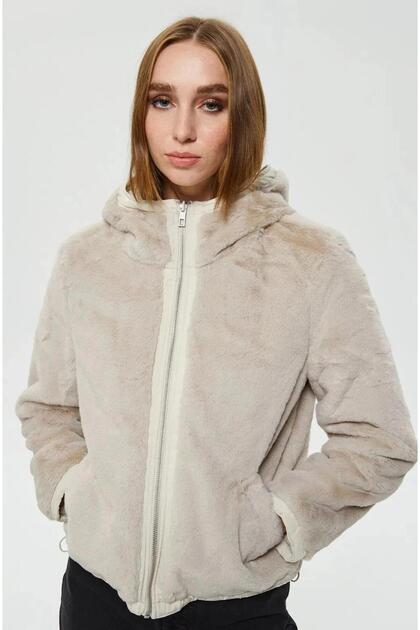 まりも　0808 ONLY Onlydahlıa Rev. Fur Kadın Mont 15208777 - Fiyatı, Yorumları