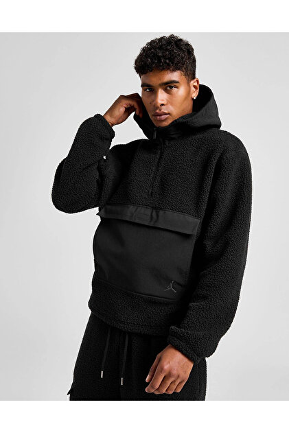 nike sherpa half zip hoodie