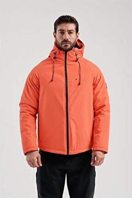 Napapijri B-Lorze Full-Zip Stand Erkek Turuncu Sweatshirt - Fiyatı
