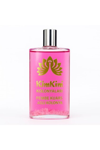 Pembe Kuvars Taşlı Kolonya
