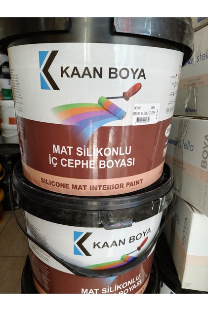 Silikonlu mat boya 20kg (rulo hediyeli)