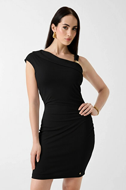 white christmas dresses GUESS Short Long Sleeve Sequin Dress Black Size XS – Style Exchange  Boutique PGH main image 1