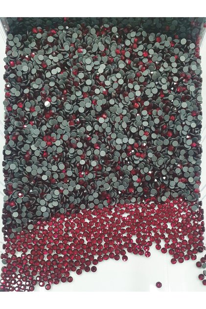 Hotfix Iron-On Stone Ss10 Burgundy - (25 Gr - 1800 Ad)