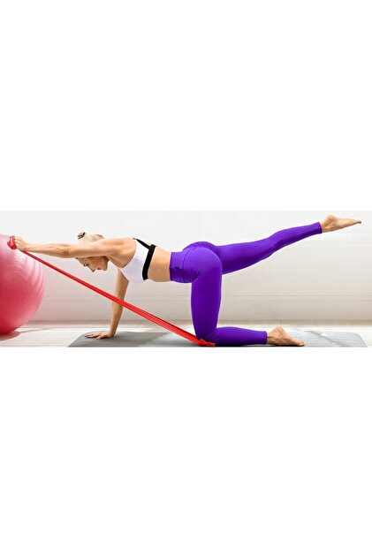 GUS Company 2 Metre Kırmızı Yoga Pilates Egzersiz Bandı Terabant