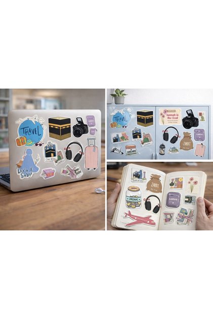 Islamic Stickers, Motivational Stickers, Agenda Stickers, Goal Stickers, Travel Stickers