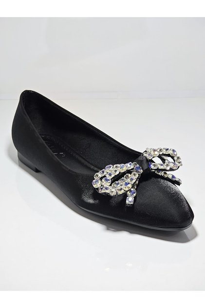 Vollex 30-405 Women's Stoned Satin Ballerinas