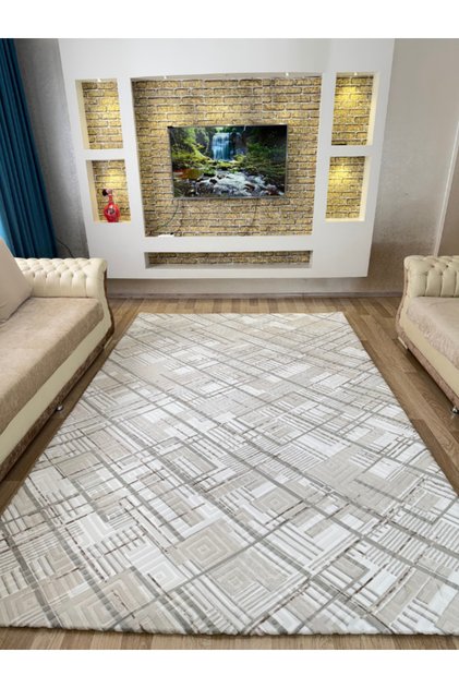 6 m² LASTİKSİZ Halı Örtüsü Kabartma Desen