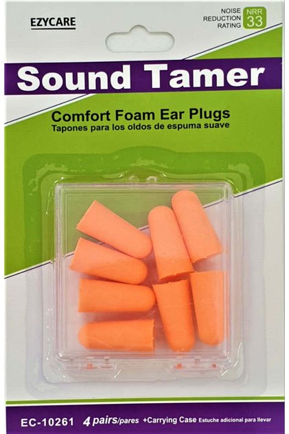 Sound Tamer Comfort Foam Ear Plugs 8 Pieces