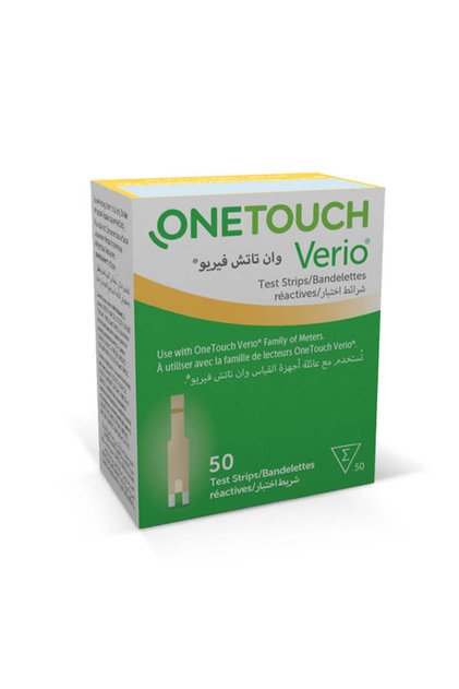 Verio Blood Glucose Test Strips, 50 Pieces