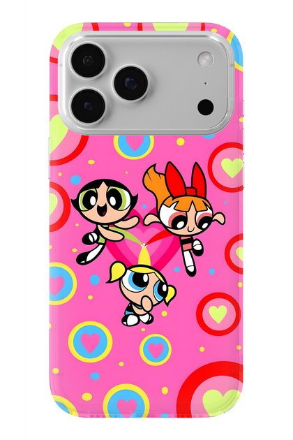 moonset Iphone 17 PRO MAX Uyumlu Powerpuff Girls Tasarımlı Baskılı