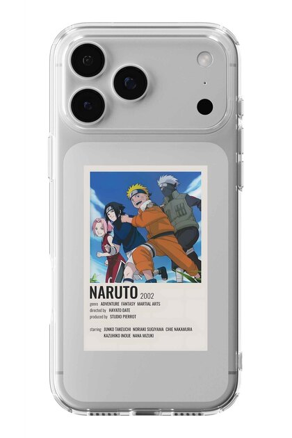 iPhone 17 Pro Max Compatible Naruto Design Printed Transparent Case