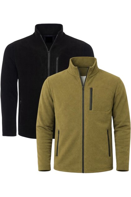 2-Pack Unisex Anti-Pilling Non-Pilling Standard Fit Cold-Proof Fleece