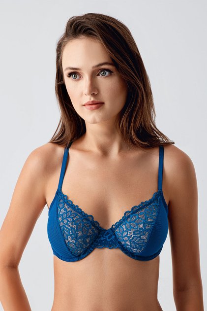 Underwire Lace Detailed Bra, 348410