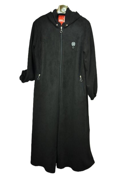 Plus Size Women's Suede Coat