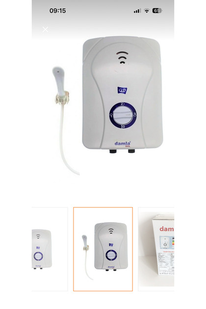 şofben 7500Watt