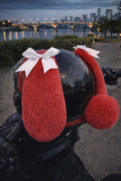 motosiklet motor kask kulagi kask süsü aksesuar