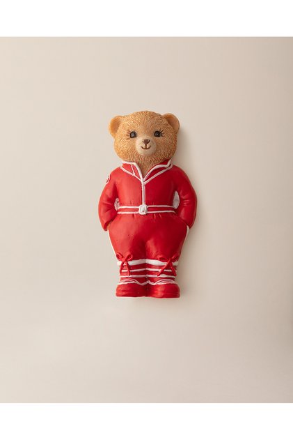 Jolie Bear Magnet - Kırmızı - 4x8 cm