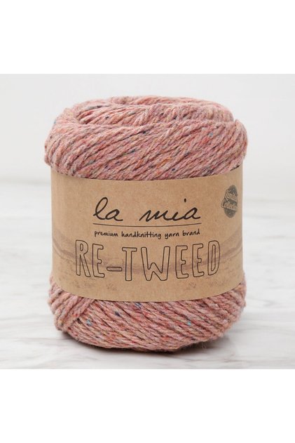 La Mia Re-Tweed Dried Rose Melange Hand Knitting Yarn - L157