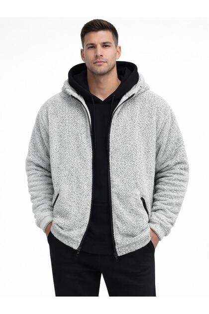 Men's Regular Fit Full-Zip Thick Plush Jacket
