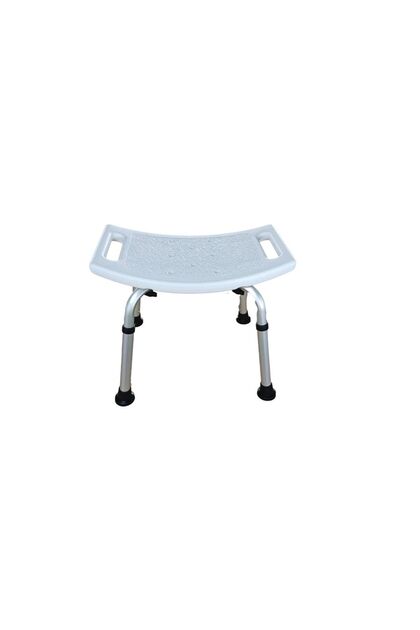 Adjustable Height Bathroom Stool, Non-Slip Shower Seat for Spa & Vanity Use, 100Kg Capacity