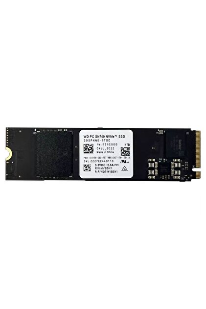 WD SN740 512GB 3000/2400 MB/s M.2 22x80 NVMe SSD - Fiyatı, Yorumları