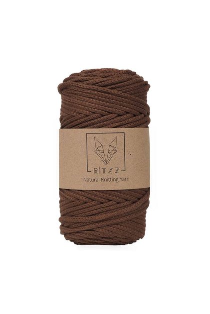 Macrame din bumbac XL Ciocolată