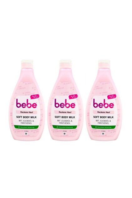 Bebe Zartpflege Bebe Young Care Soft Body Milk 400 ml x 3 Adet