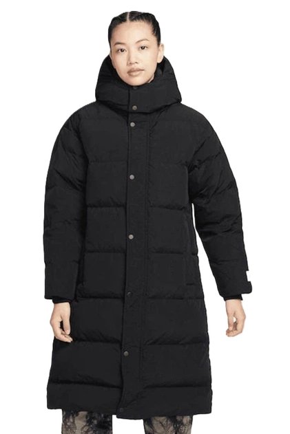 Jordan Flight Loose Fit Down Fill Parka Çıkarılabilir Kapüşonlu Bol Kesim Kaz Tüyü Kadın Parka