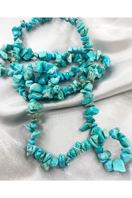 Turquoise Firuze Broken Natural Stone Series - Kırıktaş Firuze Series