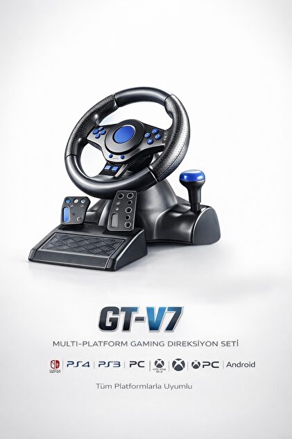 Voltico GT-V7 Çoklu Platform Gaming Direksiyon Seti 180 Derece PS4